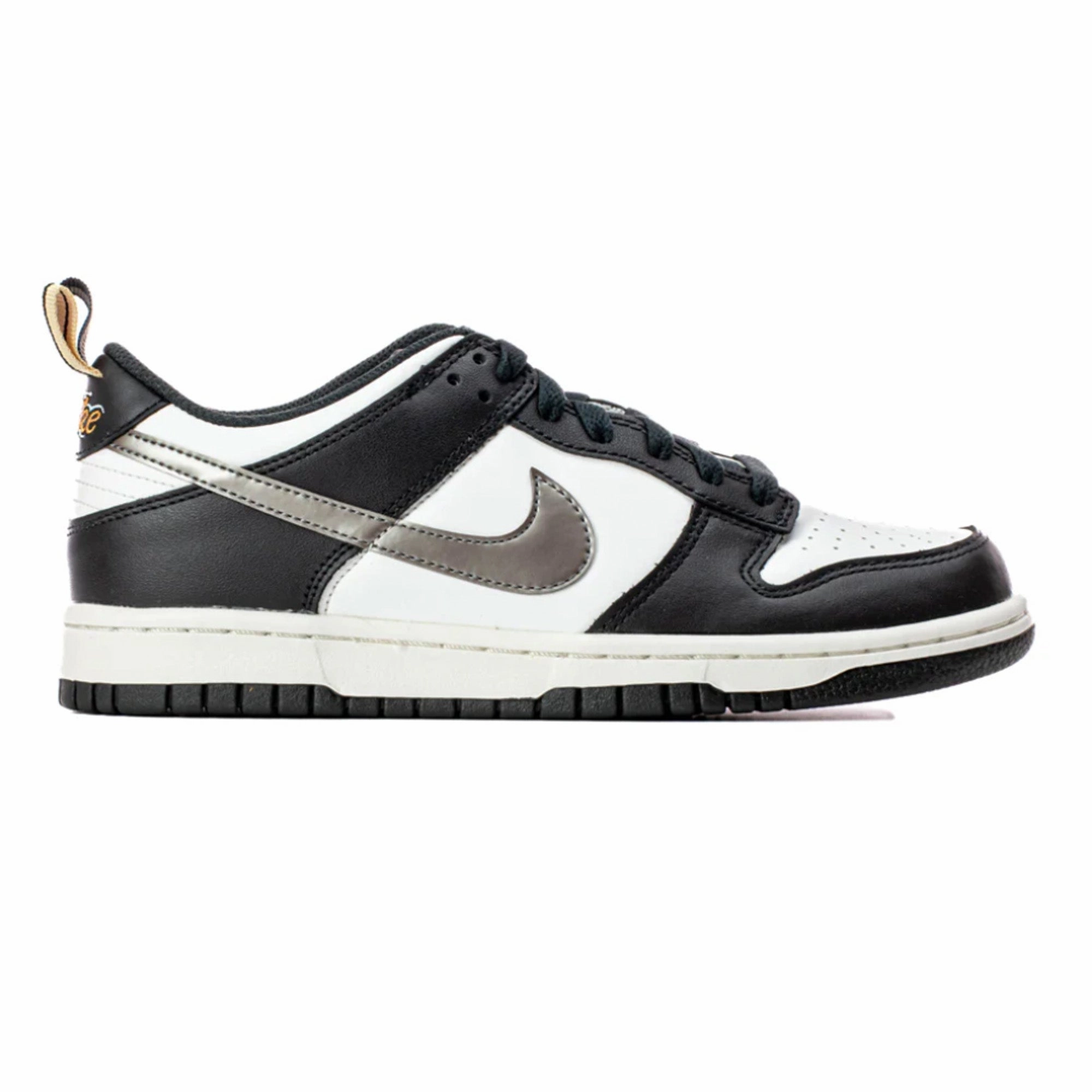 Nike Dunk Low 'Black White Metallic' GS (2022) Season Ready Quiet Step