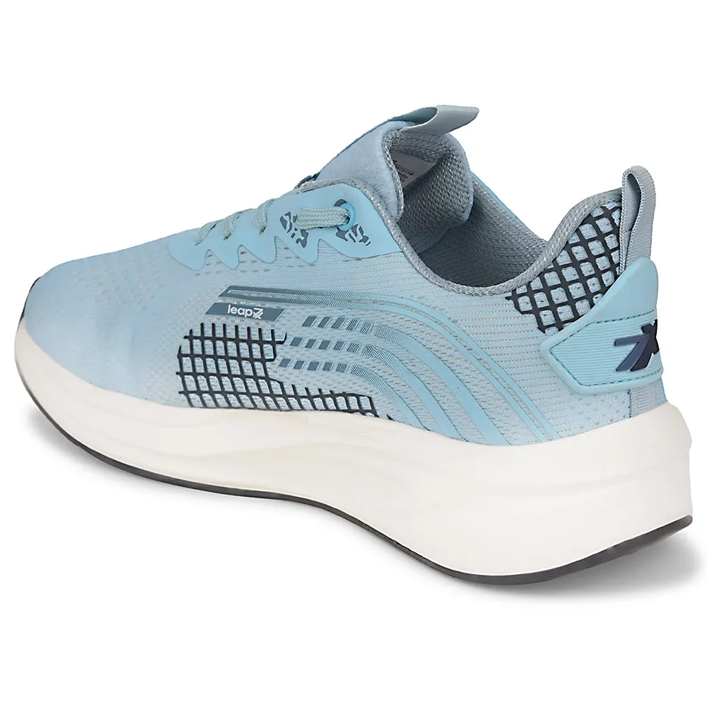 Dynamic Fit Tech baggy running option Leap7x Sky Blue Sports Lacing Running Shoes For Men KAPSTER-1 By Liberty