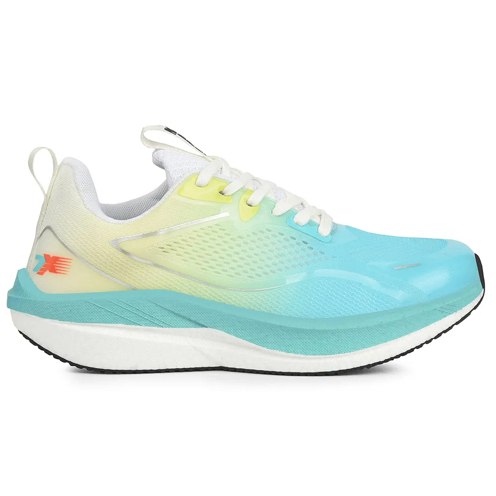 fartlek - run shoes Leap7x Sea Green Sports Lacing Running Shoes For Men XLM-06 By Liberty