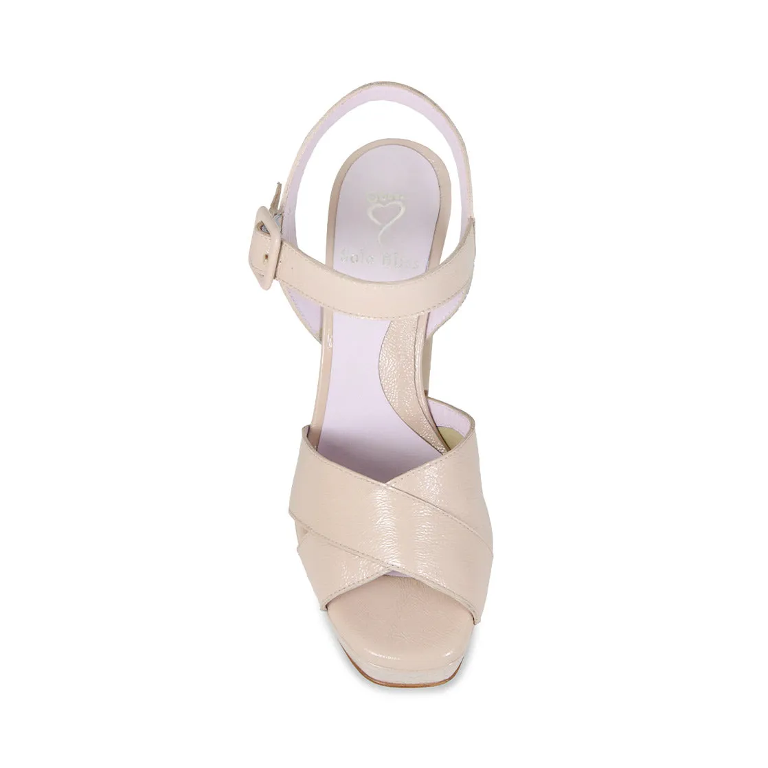 Remy: Nude Patent Leather Dawn Pace