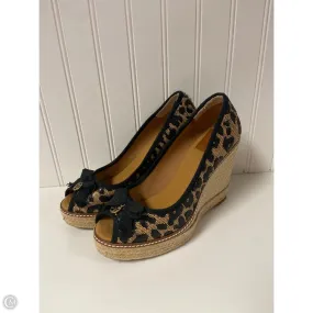 Creek Run Shoes Designer By Tory Burch In Animal Print, Size: 10