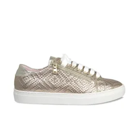 Fun Step Sprint: Metallic Weave Leather