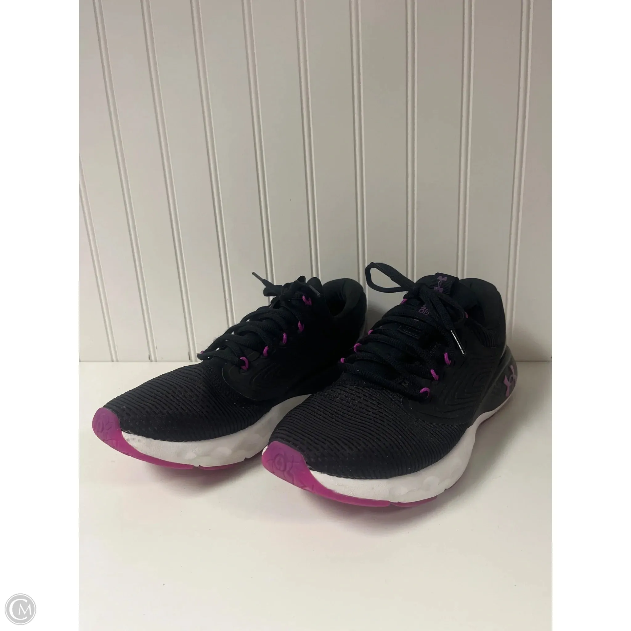 Shoes Athletic By Under Armour In Black & Purple, Size: 10 Classic Fit Travel Light