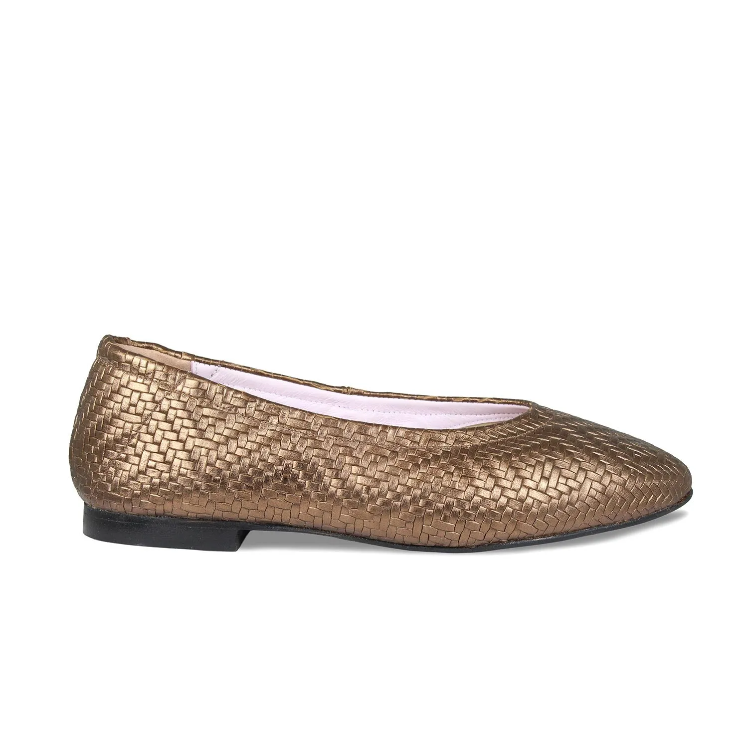 Luna: Bronze Weave Leather Comfort   padding