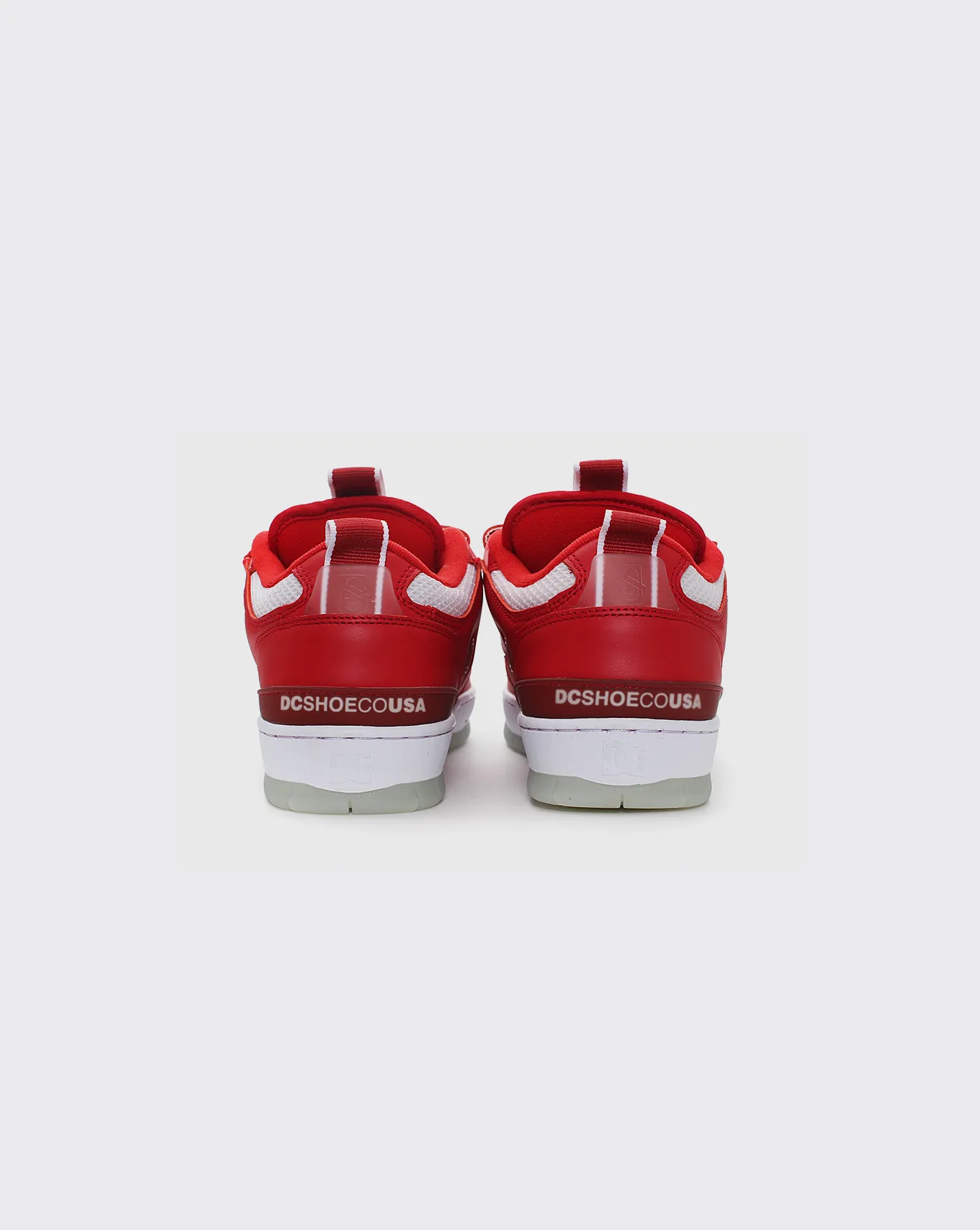 DC Shanahan JS 1 Shoe - Red Park Jog Minimalist
