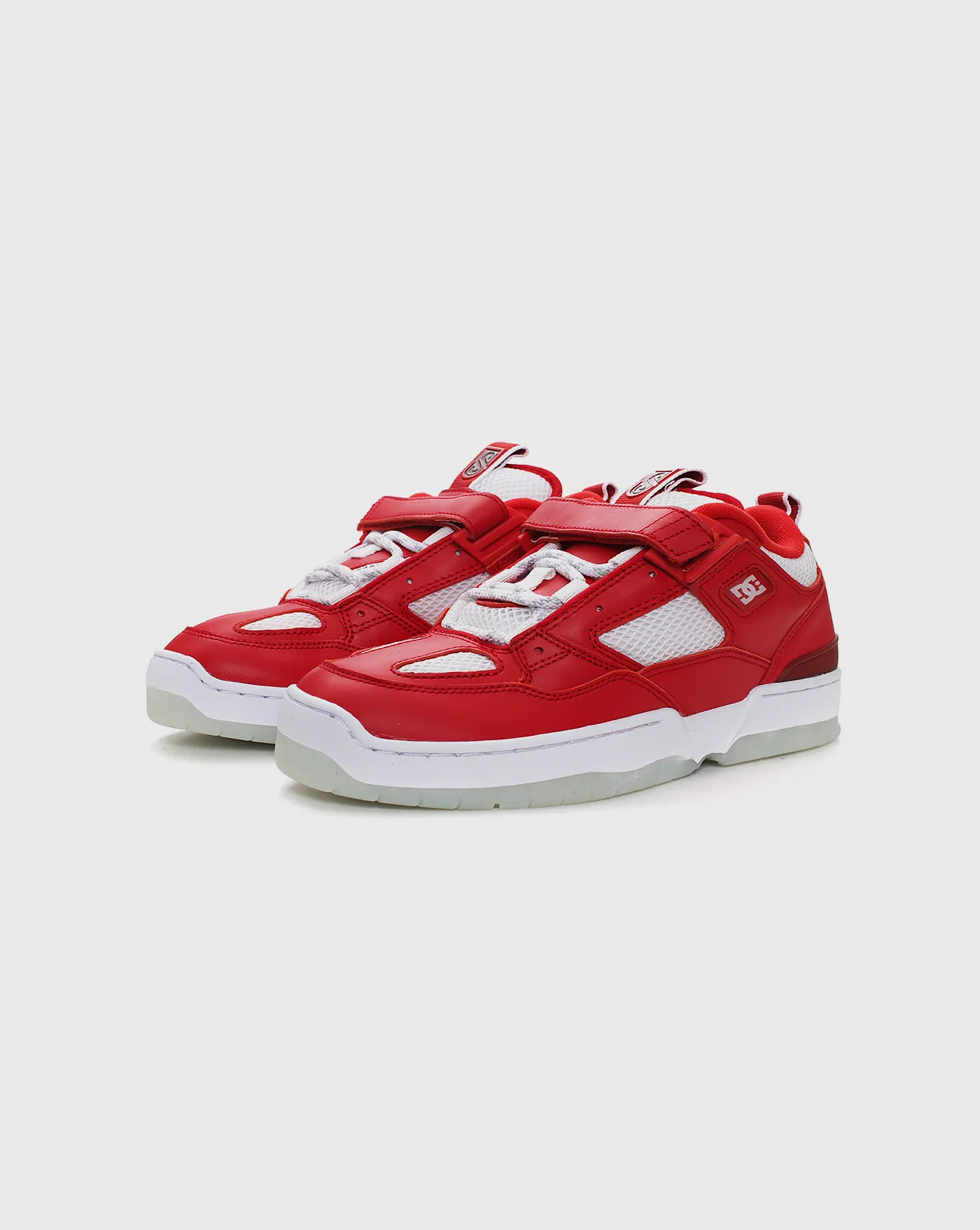DC Shanahan JS 1 Shoe - Red Quick Dry Textiles