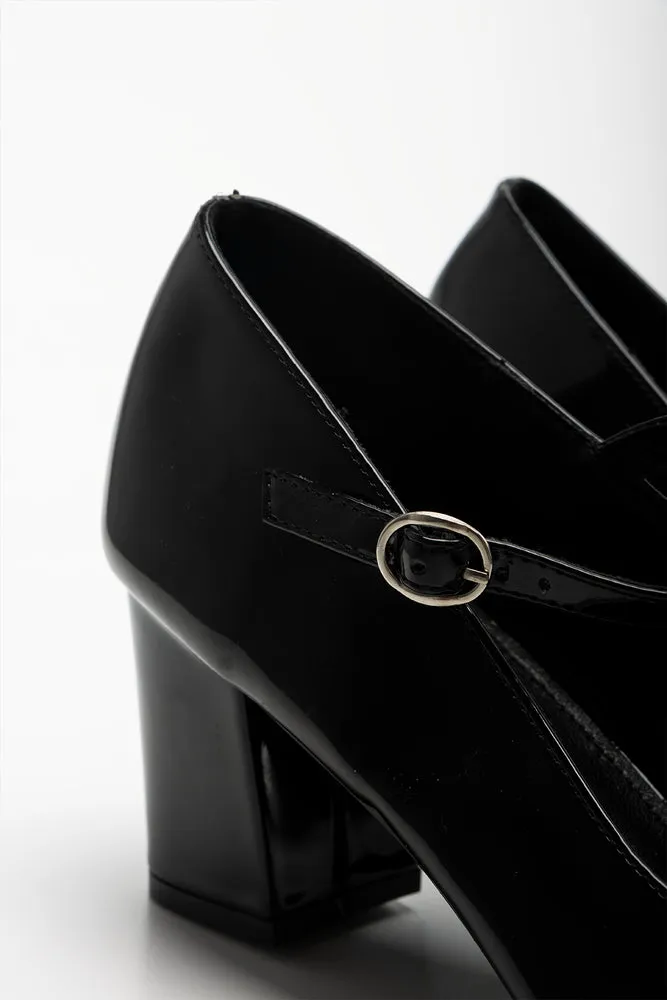 Heel Black Luxury Dress Shoes