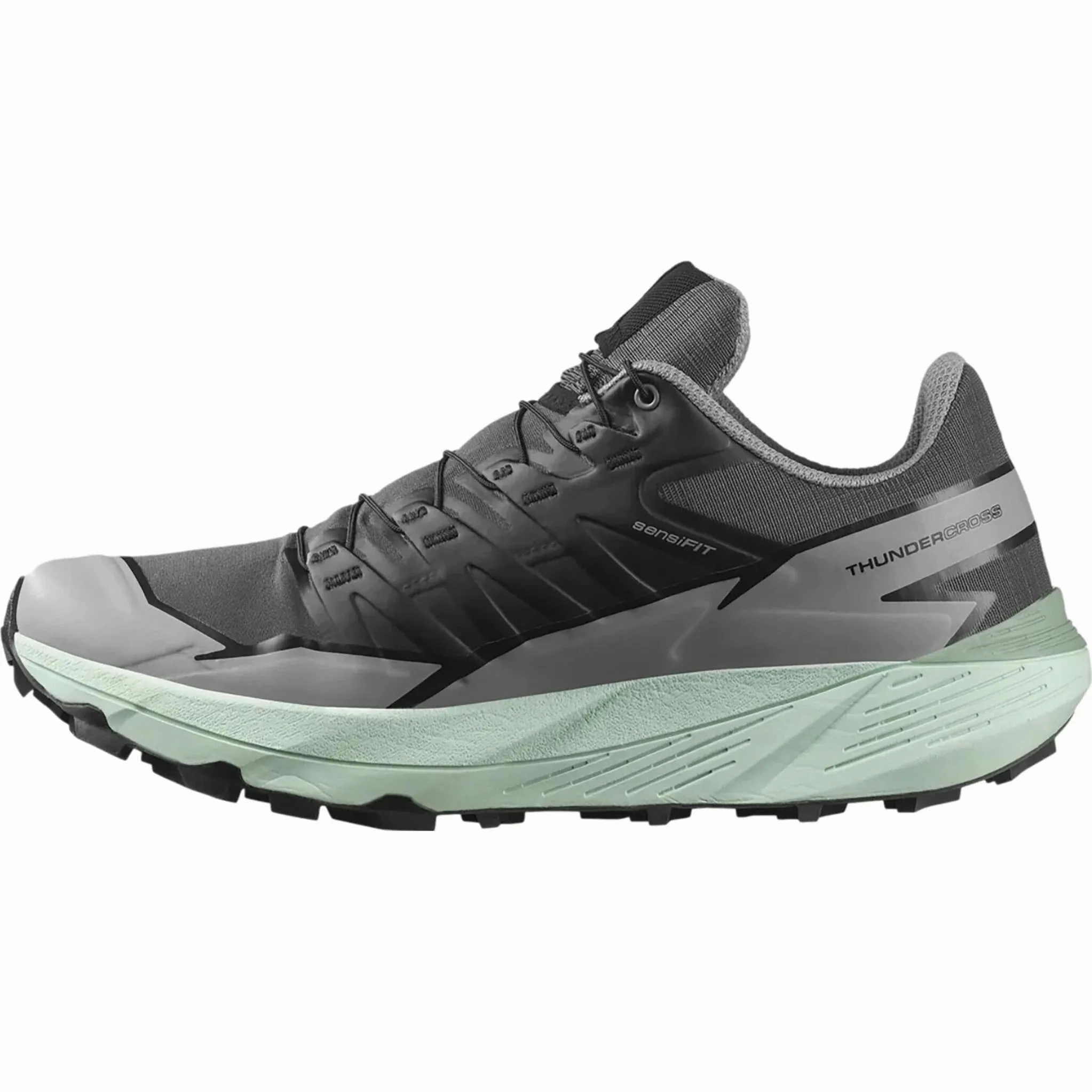 Diagonal Flex Notches Men??s Salomon Thundercross Asphalt/Shakin/Spray Ultra Flex Grooves