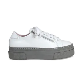Daily Move Waterproof Option Diva: White Leather & Grey