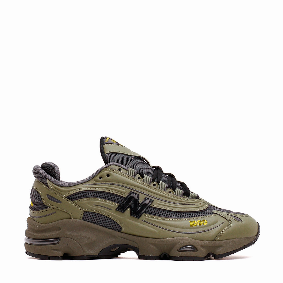 New Balance Men 1000 Dark Olivine M1000EA toe - bumper Lockdown fit