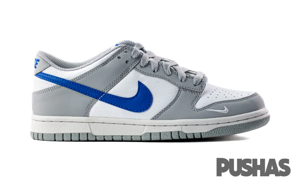 Contoured Sole Dunk Low Mini Swoosh 'Wolf Grey Game Royal' GS (2023)