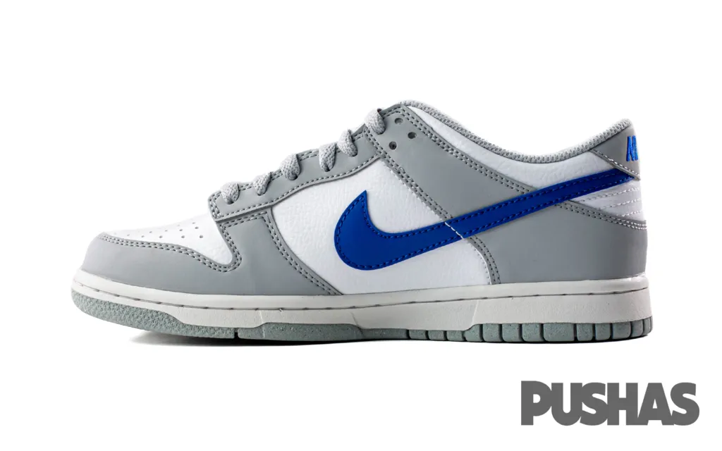 Balanced Base Dunk Low Mini Swoosh 'Wolf Grey Game Royal' GS (2023)