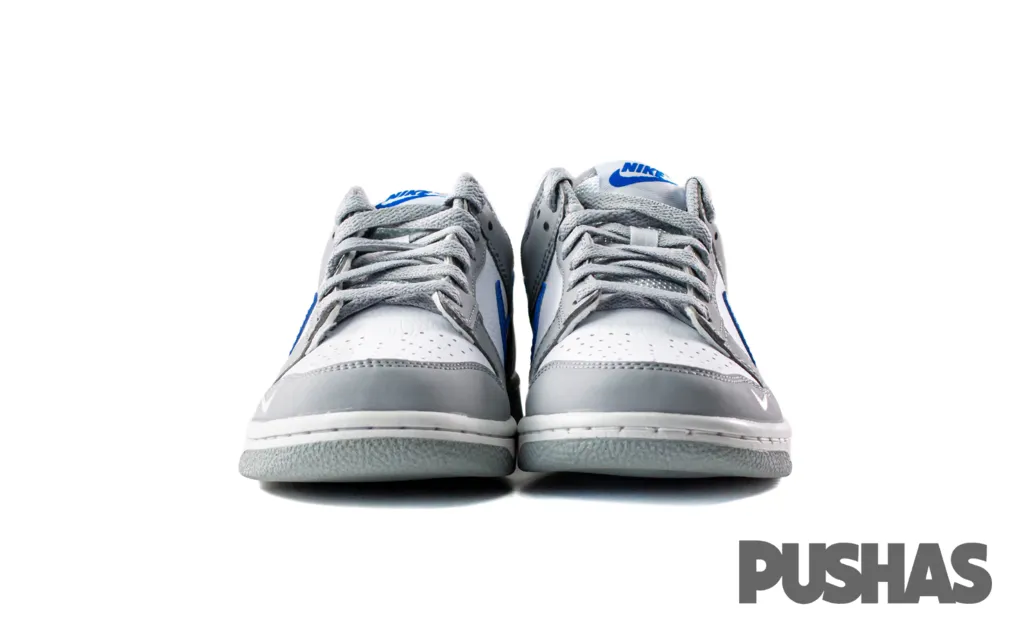 Dual Density Midsole Microfiber Overlay Dunk Low Mini Swoosh 'Wolf Grey Game Royal' GS (2023)