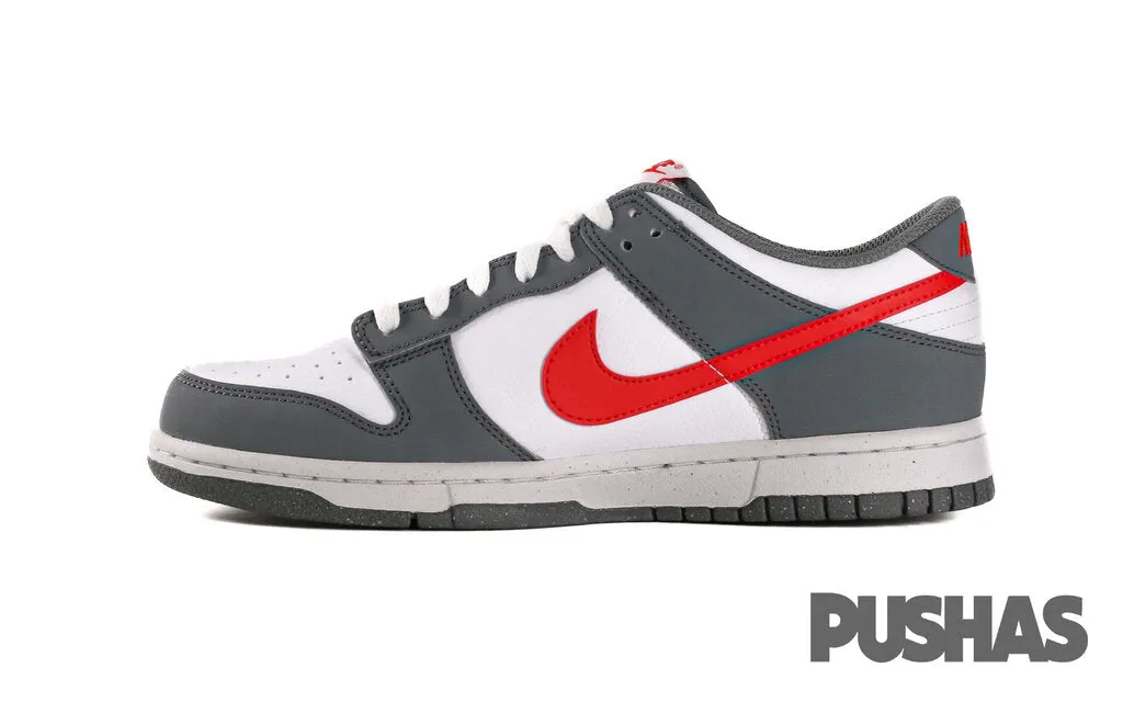 Dunk Low Next Nature 'Smoke Grey Light Crimson' GS (2022) Eco Friendly Manufacturing