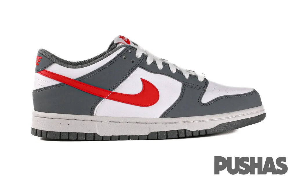 Versatile Silhouette Dunk Low Next Nature 'Smoke Grey Light Crimson' GS (2022)