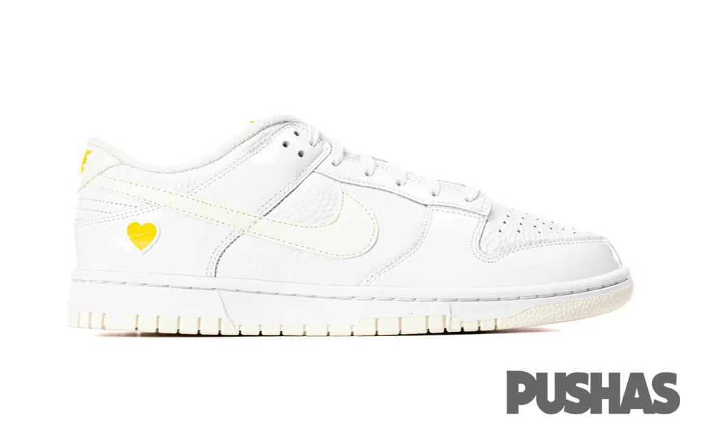 Dynamic Motion Perforated Vamp Dunk Low 'Valentine's Day Yellow Heart' Women's (2023)