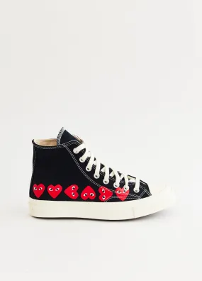 Swing Step x Converse K127 Multi Heart High Top Sneakers
