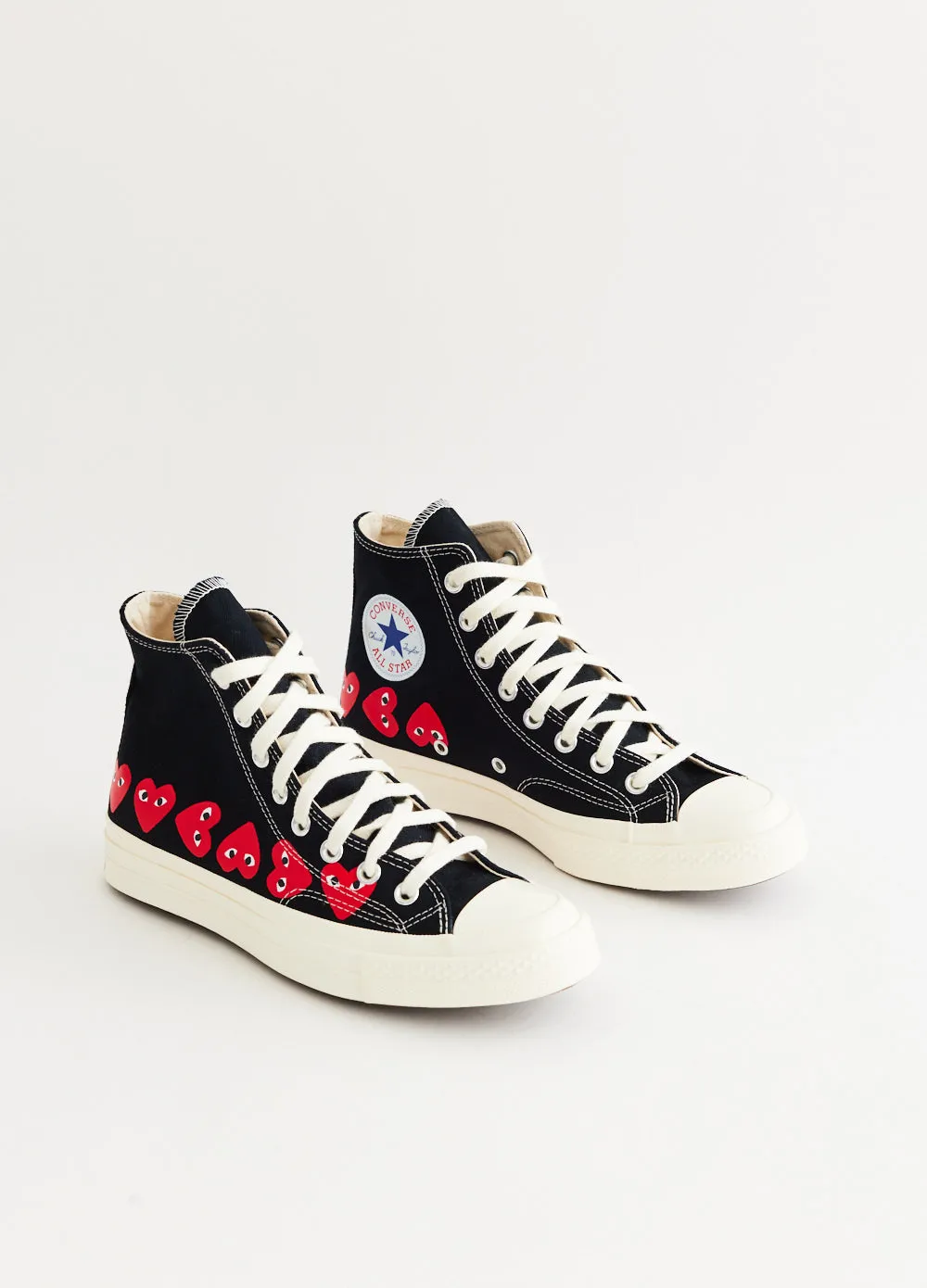 Lightweight Step x Converse K127 Multi Heart High Top Sneakers