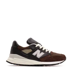 3D Printed Overlay neutral colored shoes New Balance Unisex 998 Black Made In USA U998RE