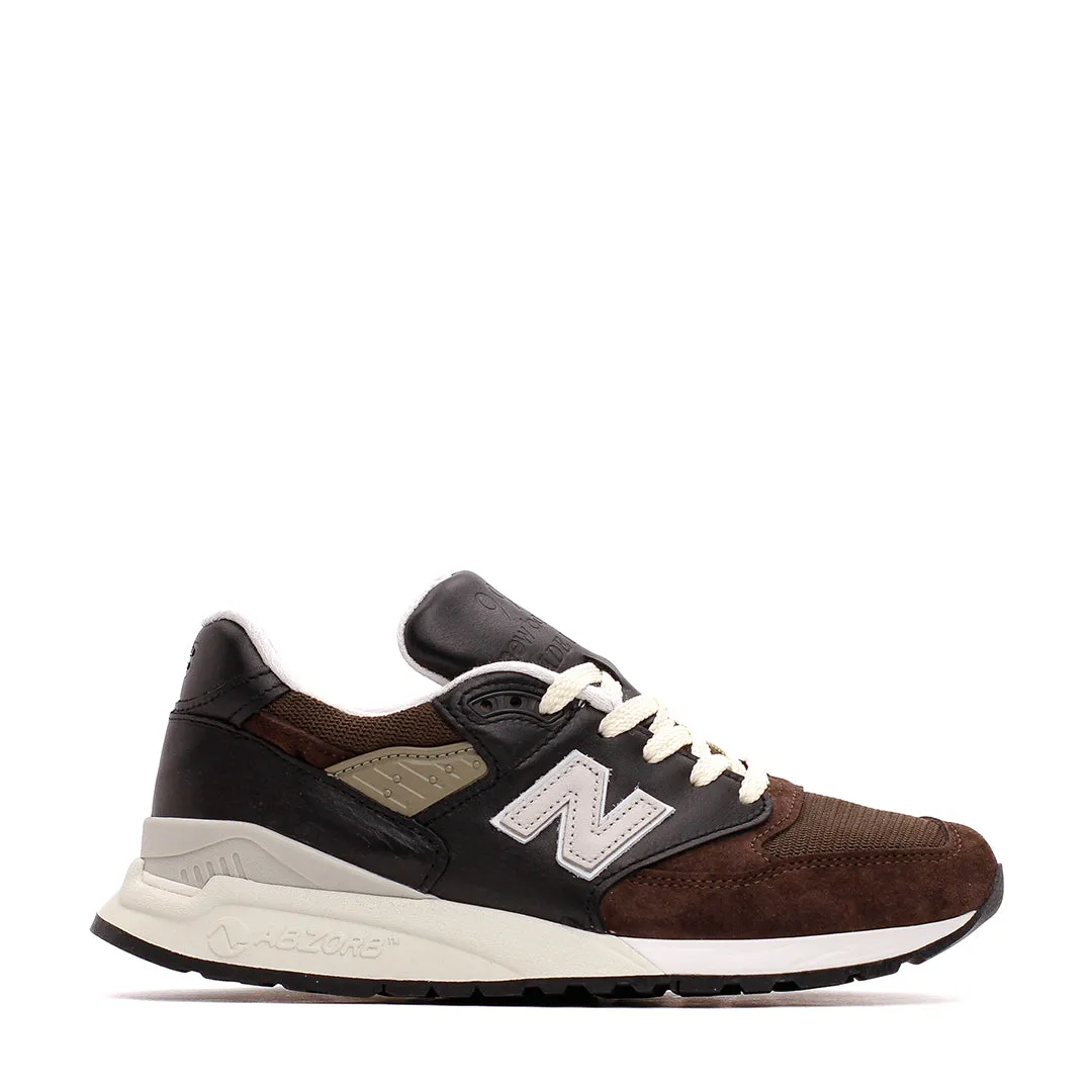 3D Printed Overlay neutral colored shoes New Balance Unisex 998 Black Made In USA U998RE