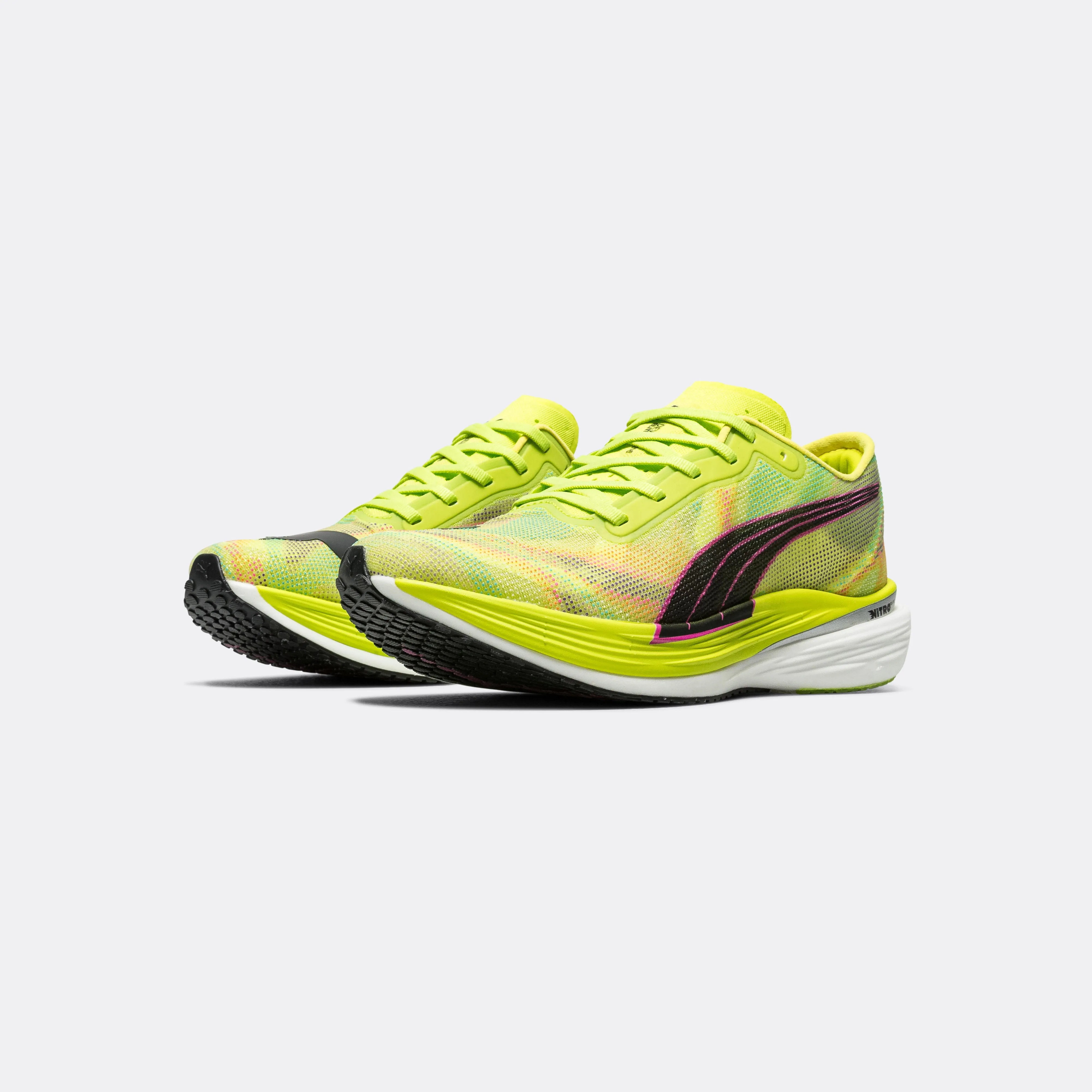 Grab And Go Lake Jog Womens Deviate NITRO Elite 2 - Psychedelic Rush/Lime
