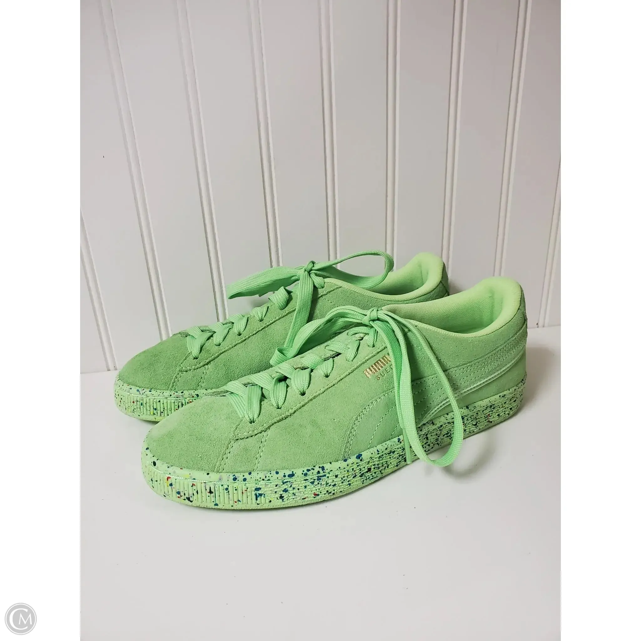Shoes Sneakers By Puma In Green, Size: 8 Fresh Appeal Airport Run
