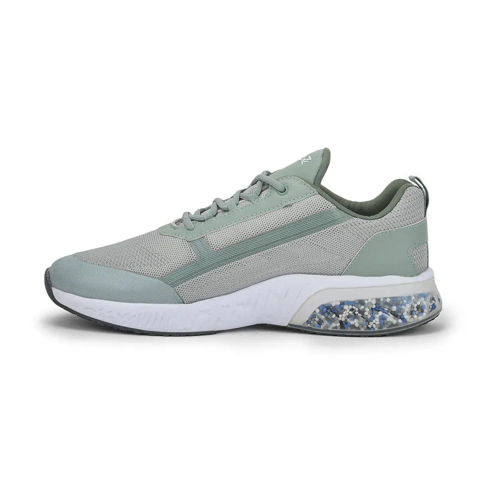 Bio Mechanical Alignment System Ventilated Design Leap7x Sports Lacing Shoe For Men (L.Grey) STRIKE By Liberty