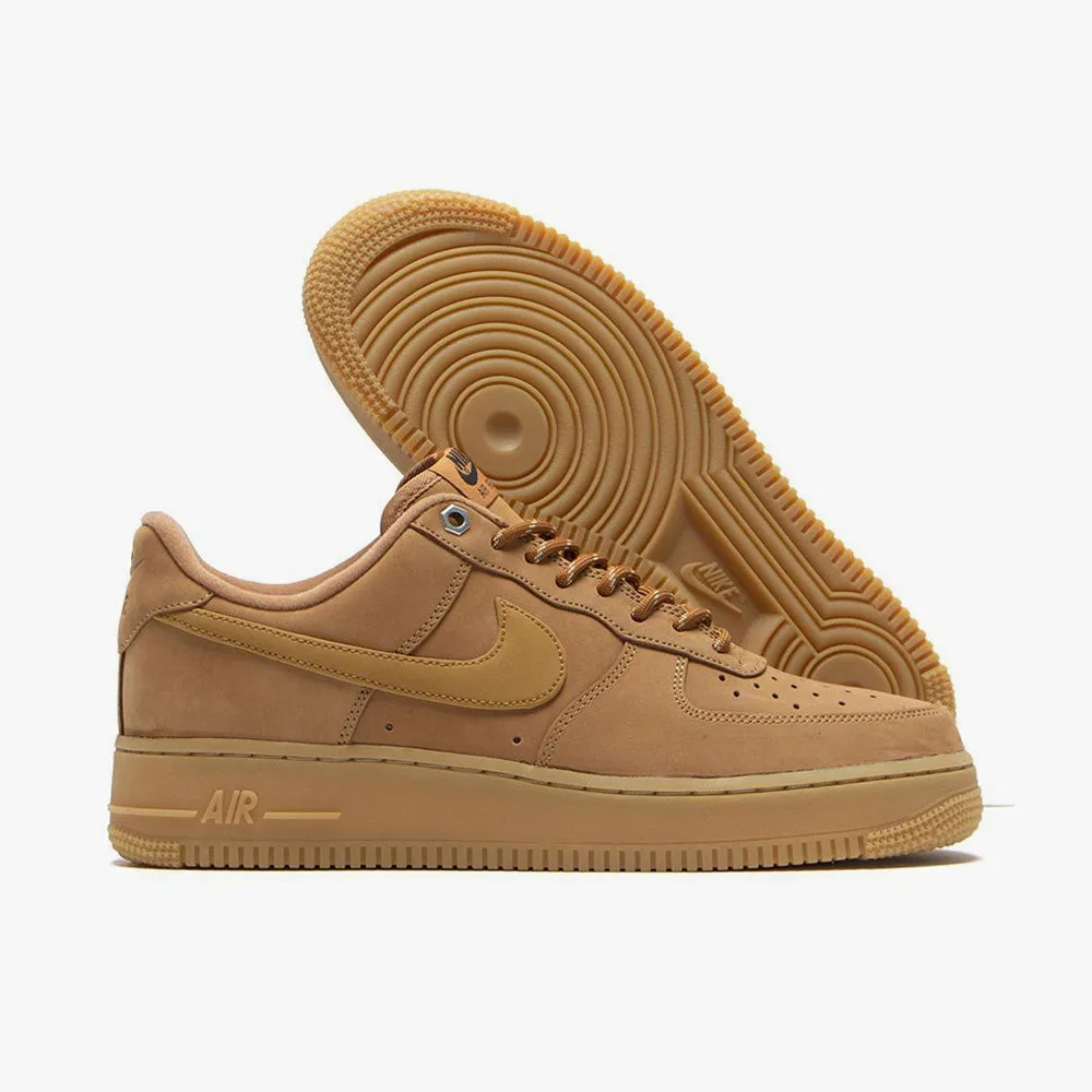 Collapsible Heel Nike Air Force 1 `07 WB Flax / Gum Light Brown - Black