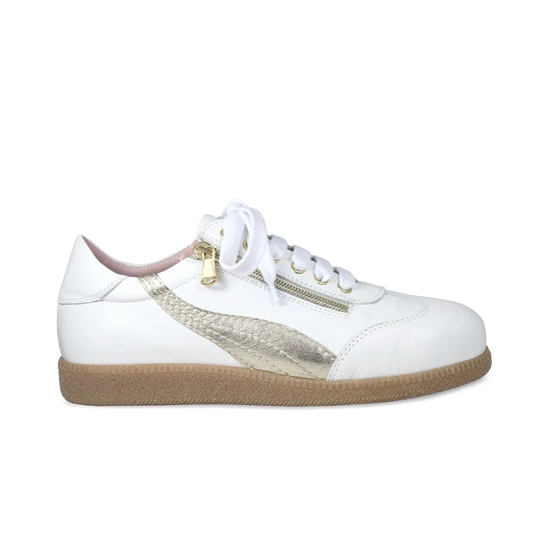 Urban Moodwear All-Purpose Use Swirl: White Leather & Gold