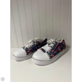 Platform Style Shoes Sneakers By Clothes Mentor In Multi-colored, Size: 8.5