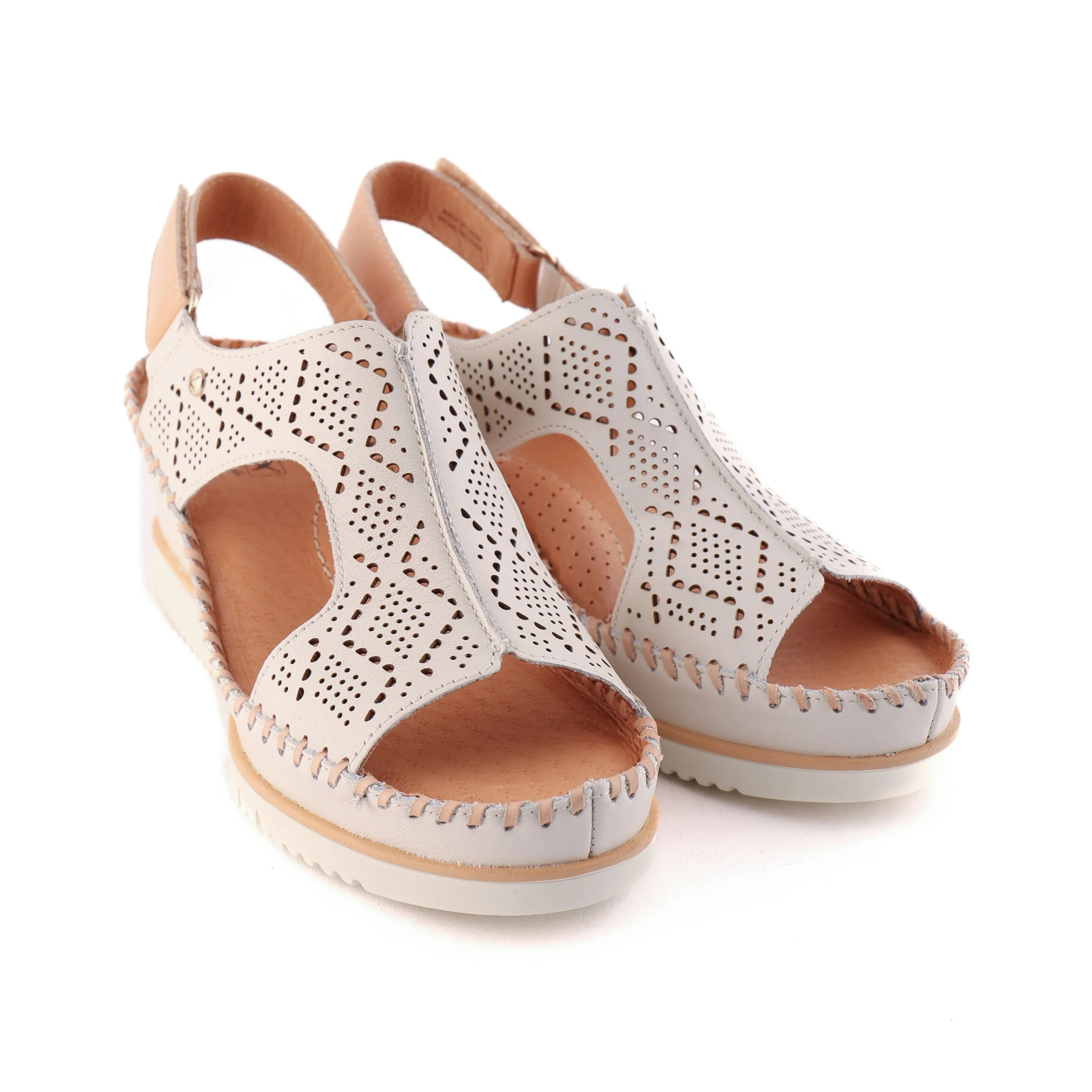 Metallic Shine Skinny Heel KELSEY Off White