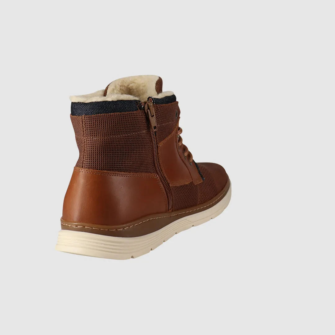 Fashion Fit Soil Lace Up Boots Tan