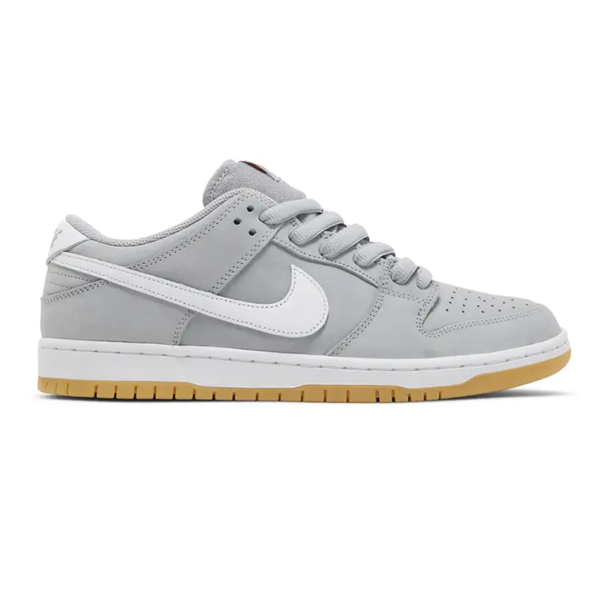 Adaptive Lacing Gym Shoes Nike SB Dunk Low Pro ISO 'Orange Label Wolf Grey Gum' (2023)