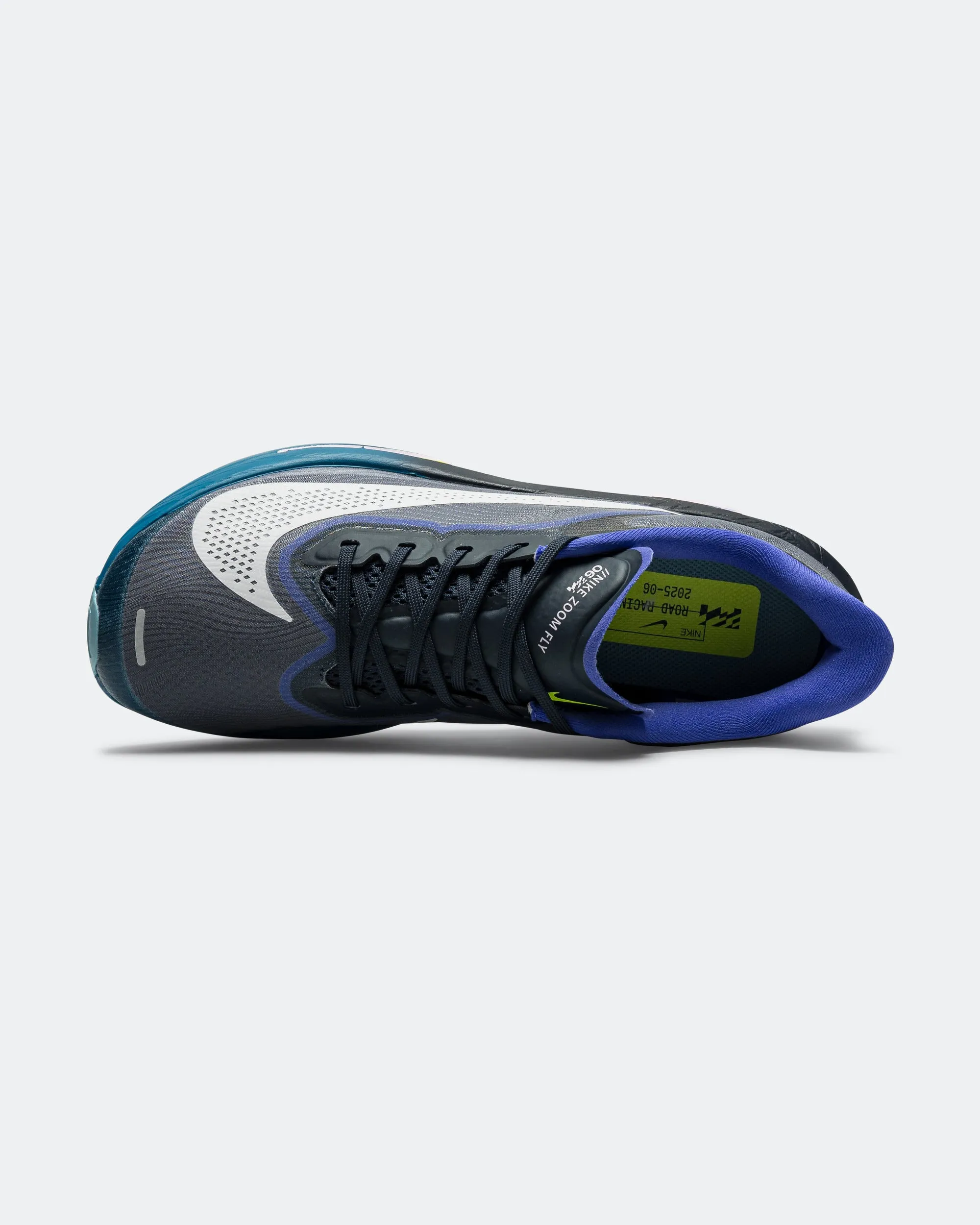 Adult Wear Slip Ease Mens Zoom Fly 6 - Obsidian/White-Persian Violet-Volt