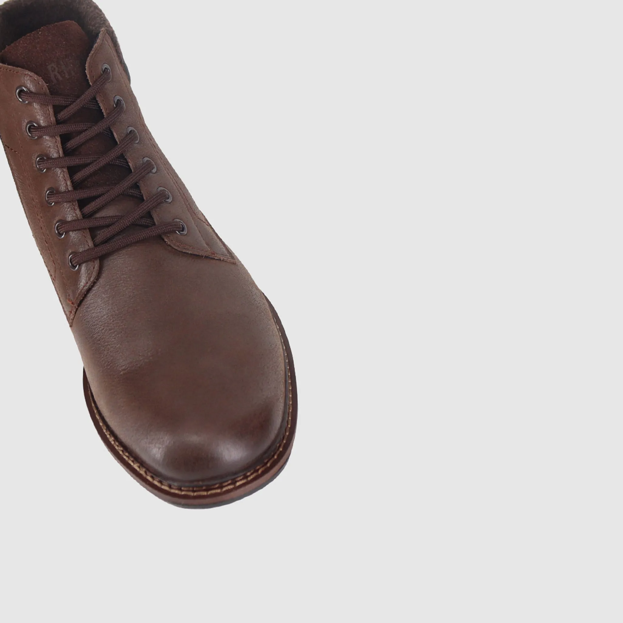 Stable Support Cold Climate City Wear Cliveden Lace Up Boots Brown