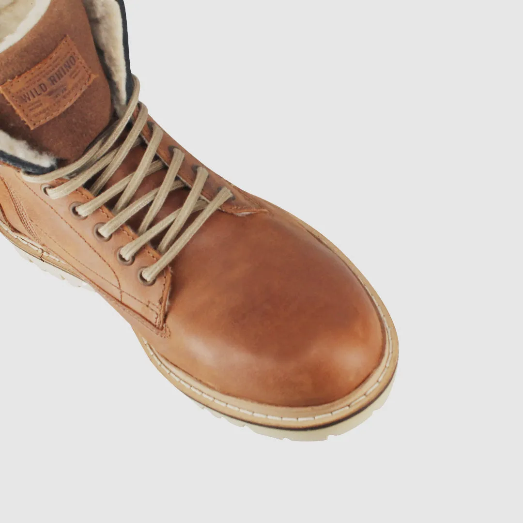 Neutral Finish Feather Light Remote Hiking Wilder Lace Up Boots Tan