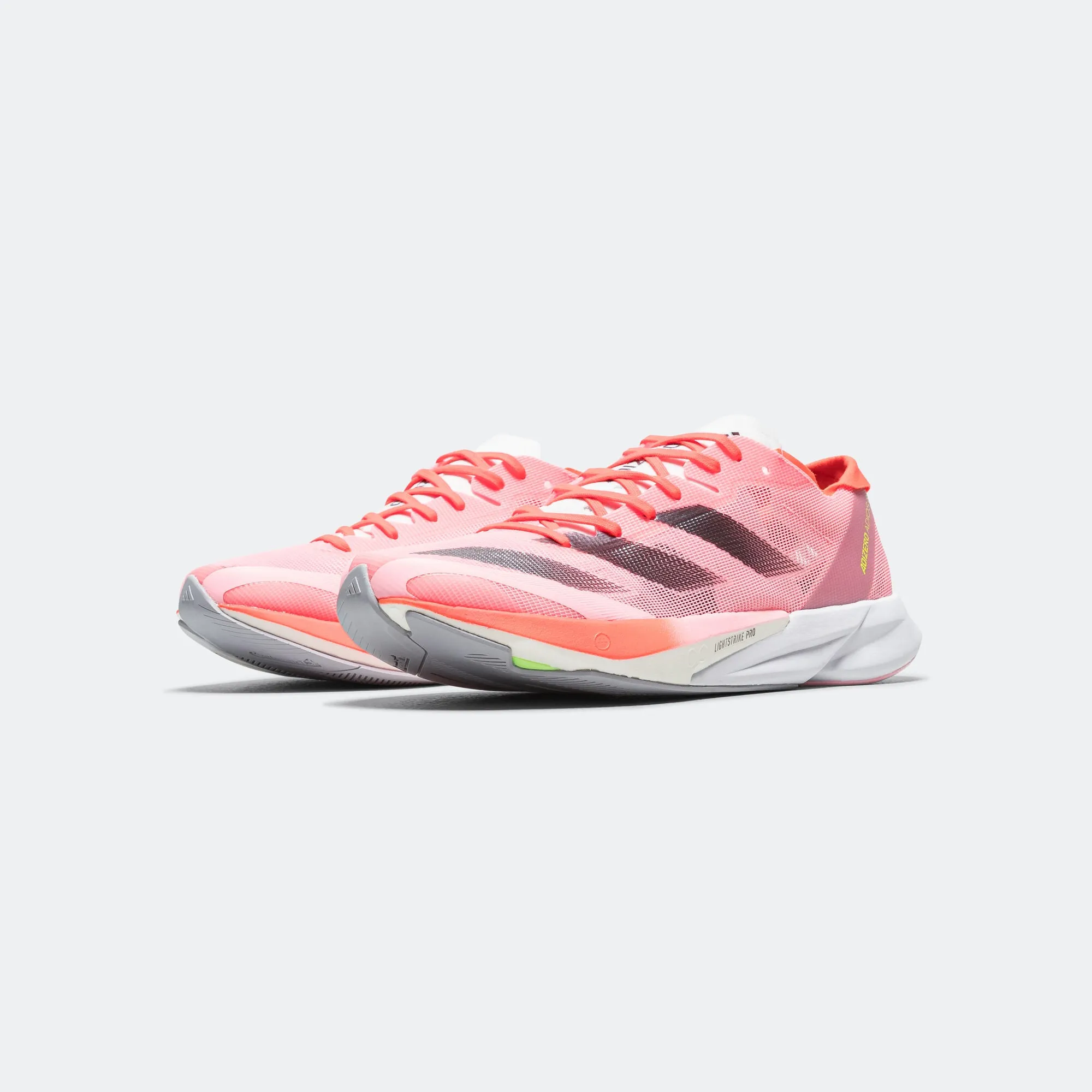 Rainy Day Arch support Womens Adizero Adios 8 - Pink Spark/Aurora Metallic