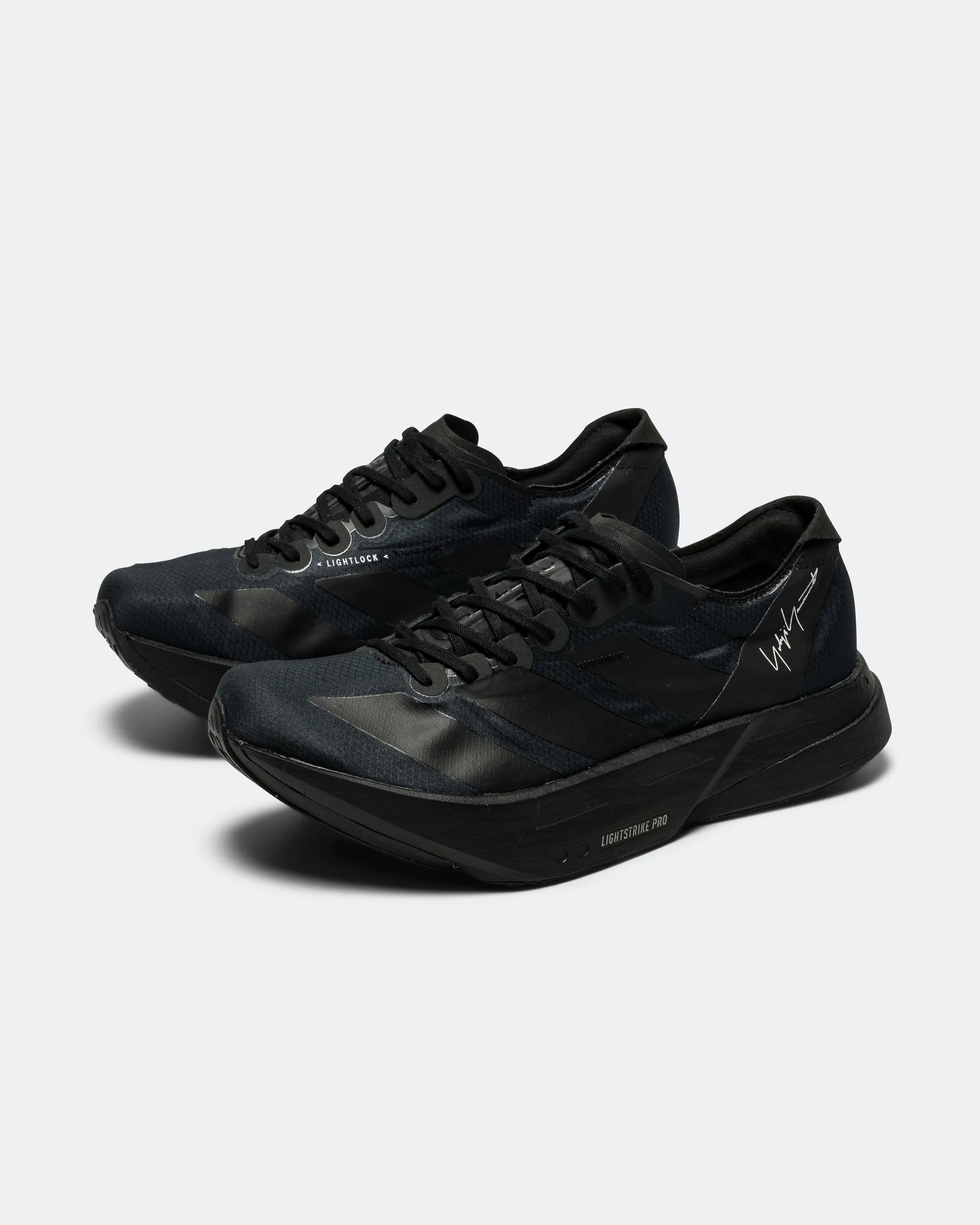 Flex Pattern Mens Adizero Adios Pro 4 x Y-3 - Black/Black-Off-White