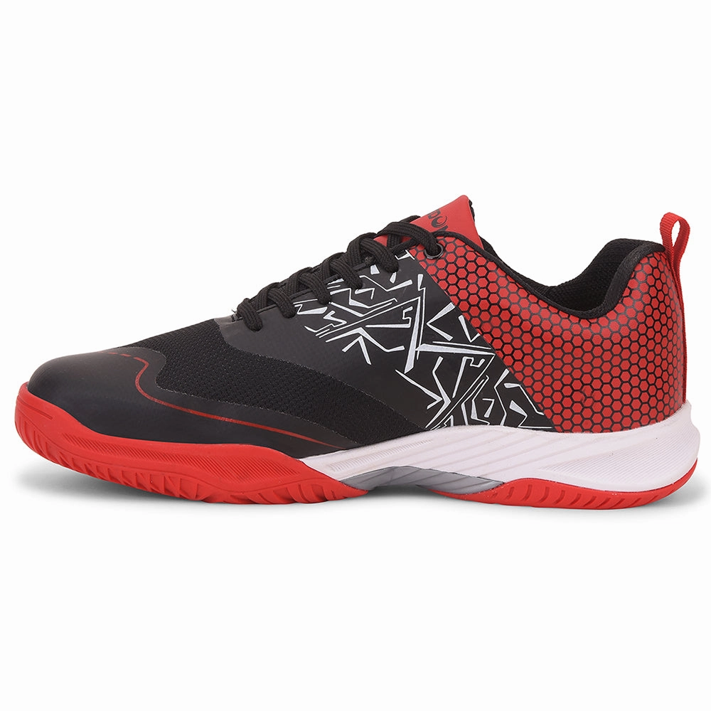 FREEDOM Black Sports Non-Marking Paddle/Pickleball & Badminton Shoes For Men UNESKO By Liberty Bold Grip