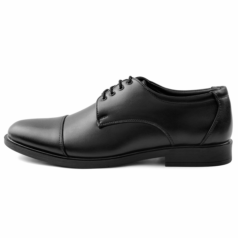 Stable Fit Clean Looker Commuting Footwear Fortune Black Lacing Formal Oxford Shoes For Men HML-13E By Liberty