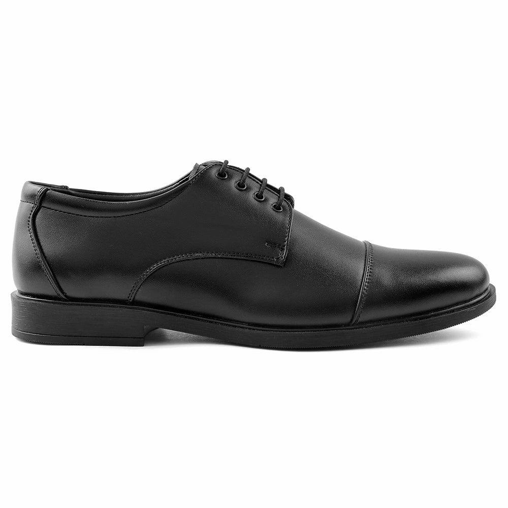 Fortune Black Lacing Formal Oxford Shoes For Men HML-13E By Liberty Elegant Black Oxfords Chic Design