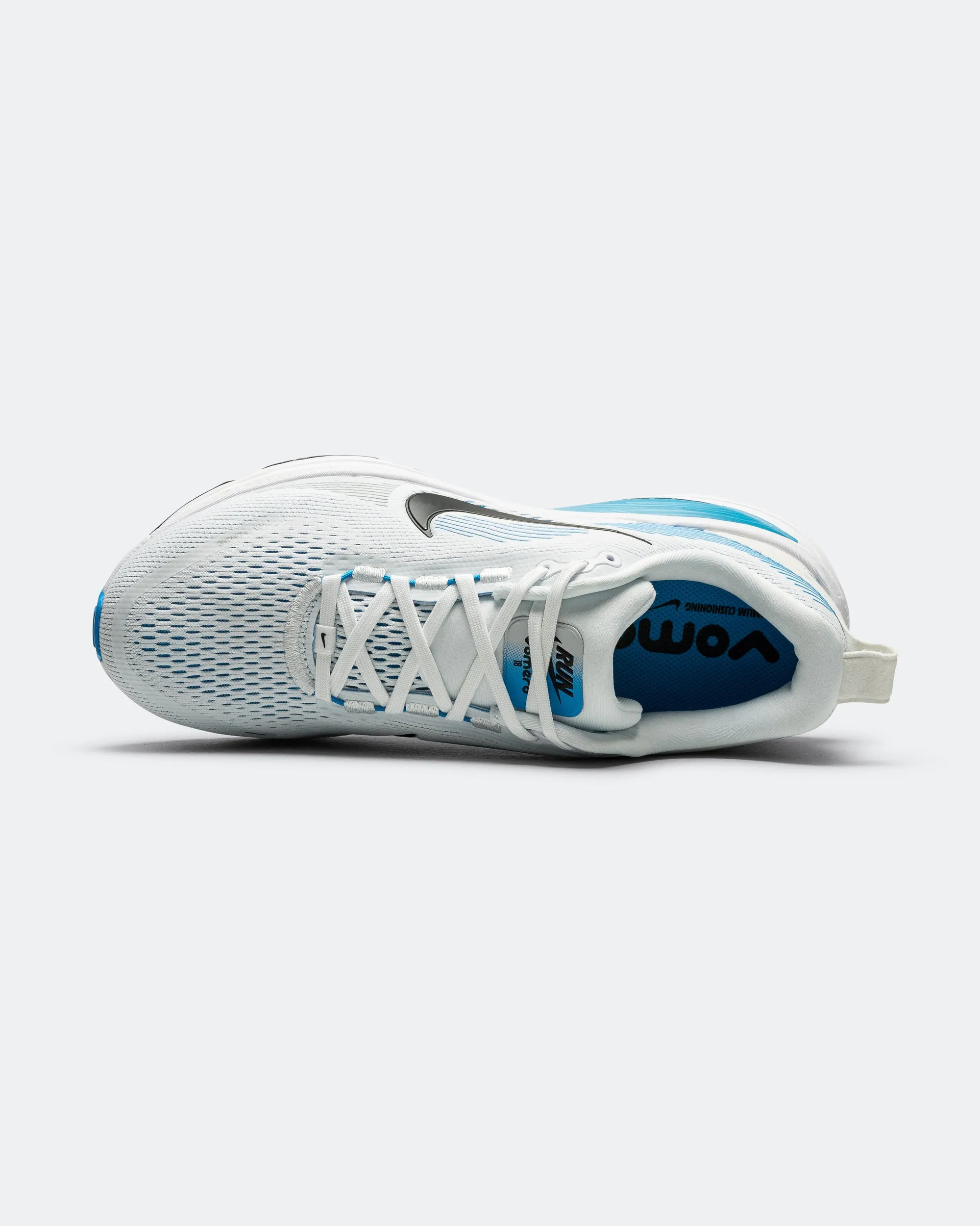 Outfit Choice Leather Material Mens Vomero 18 - White/Black-Blue Hero