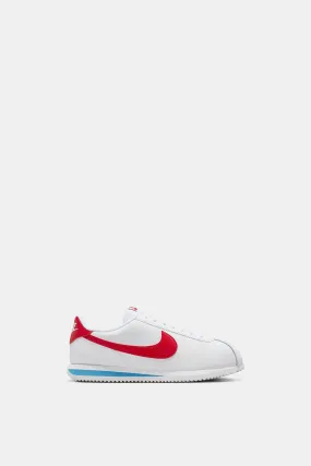 Women's Nike Cortez Leather Abrasion Resistant Material Shock   Absorbing