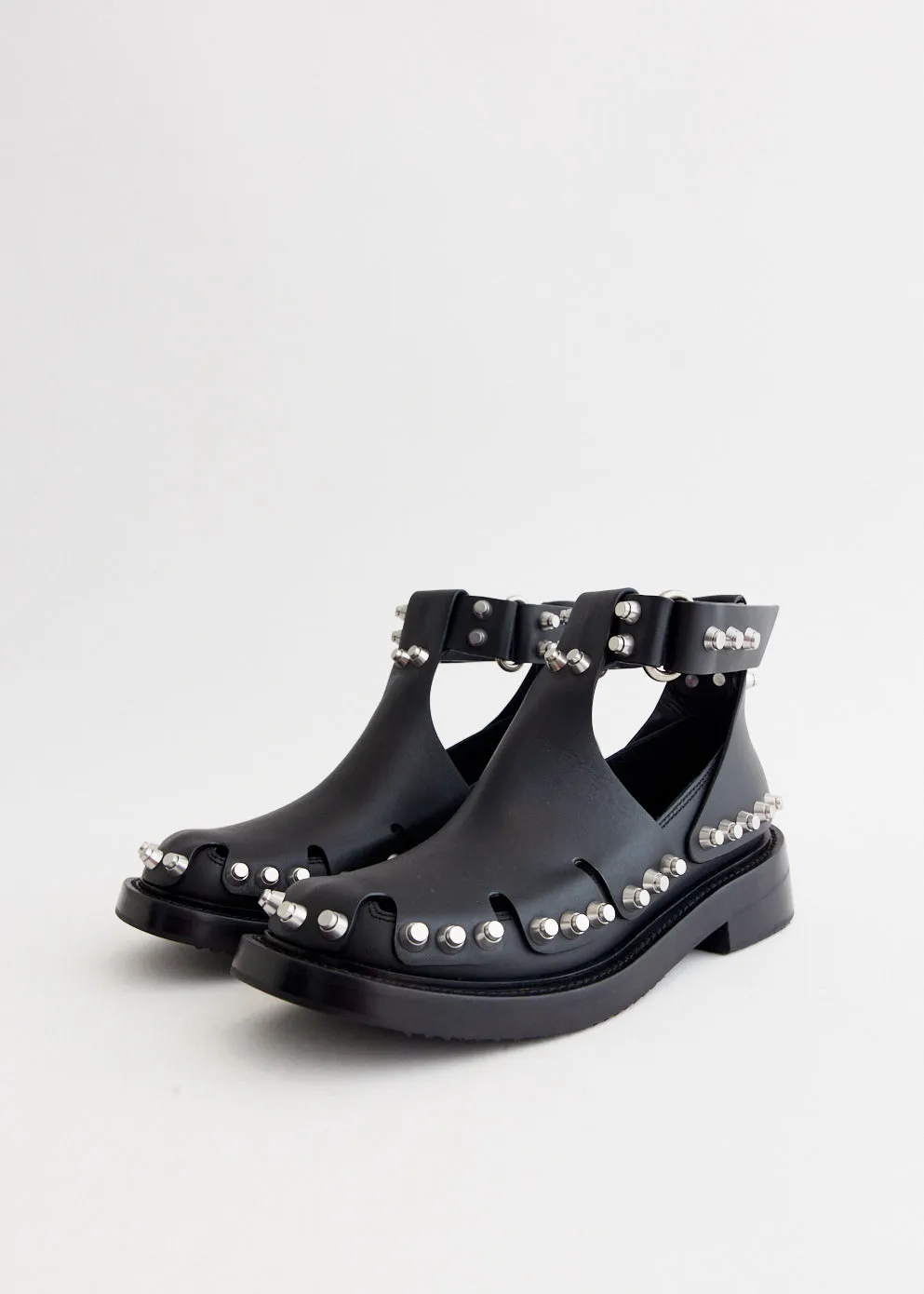 Lightweight Step Dixon Buckle Sandals