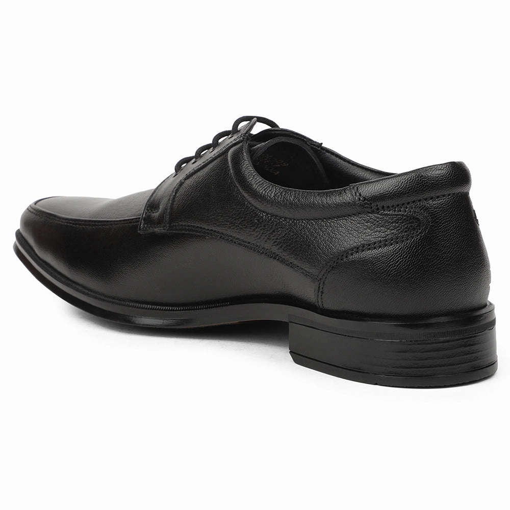 Stylish Modern Appeal Healers Black Formal Lacing Derby Shoes For Men UDL-9 By Liberty