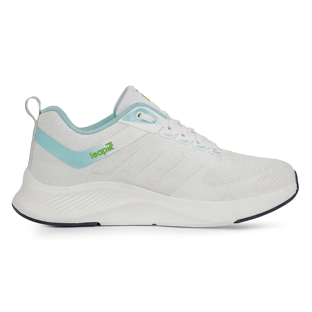 Leap7x Sports White Running Shoes For Mens ROBIN-2E By Liberty anatomical design running in light rain shoes