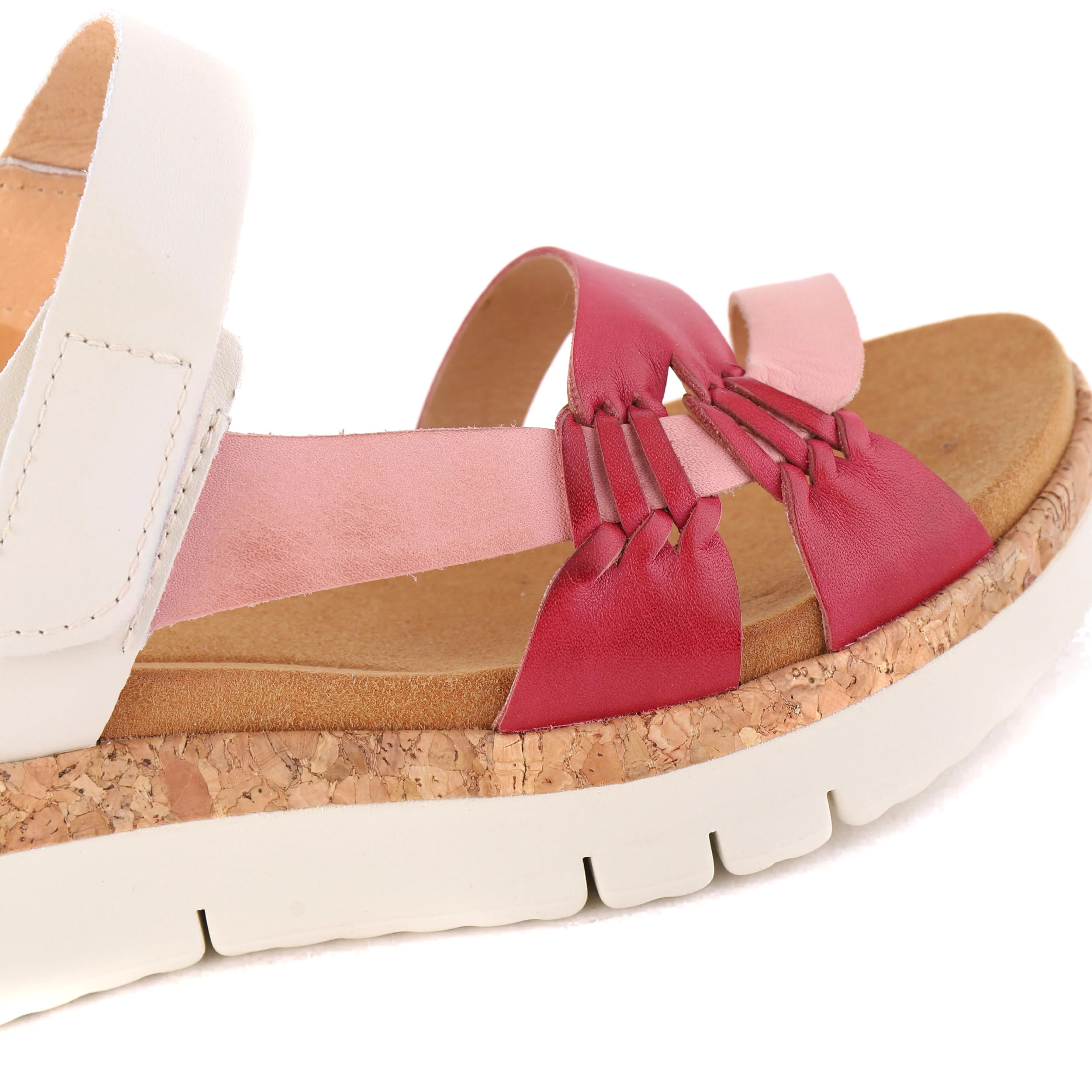 KHLOE Pink Multi Skinny Heel