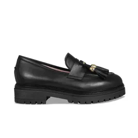 Fame: Black Leather Evening Pace Rain Hike