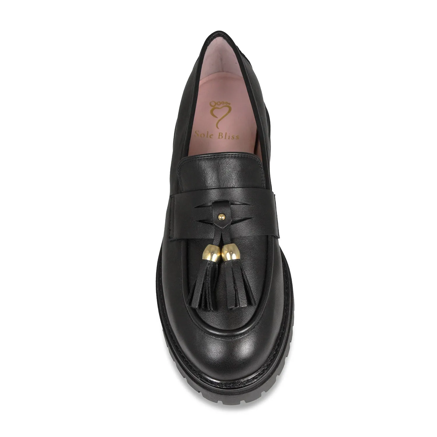 Fame: Black Leather Quick Wear Zip Closure