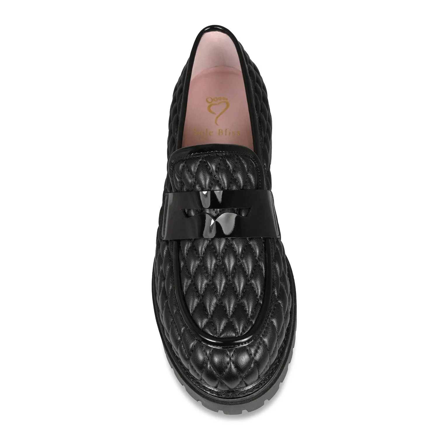 Fantasy: Black Quilted Leather Indoor Comfort